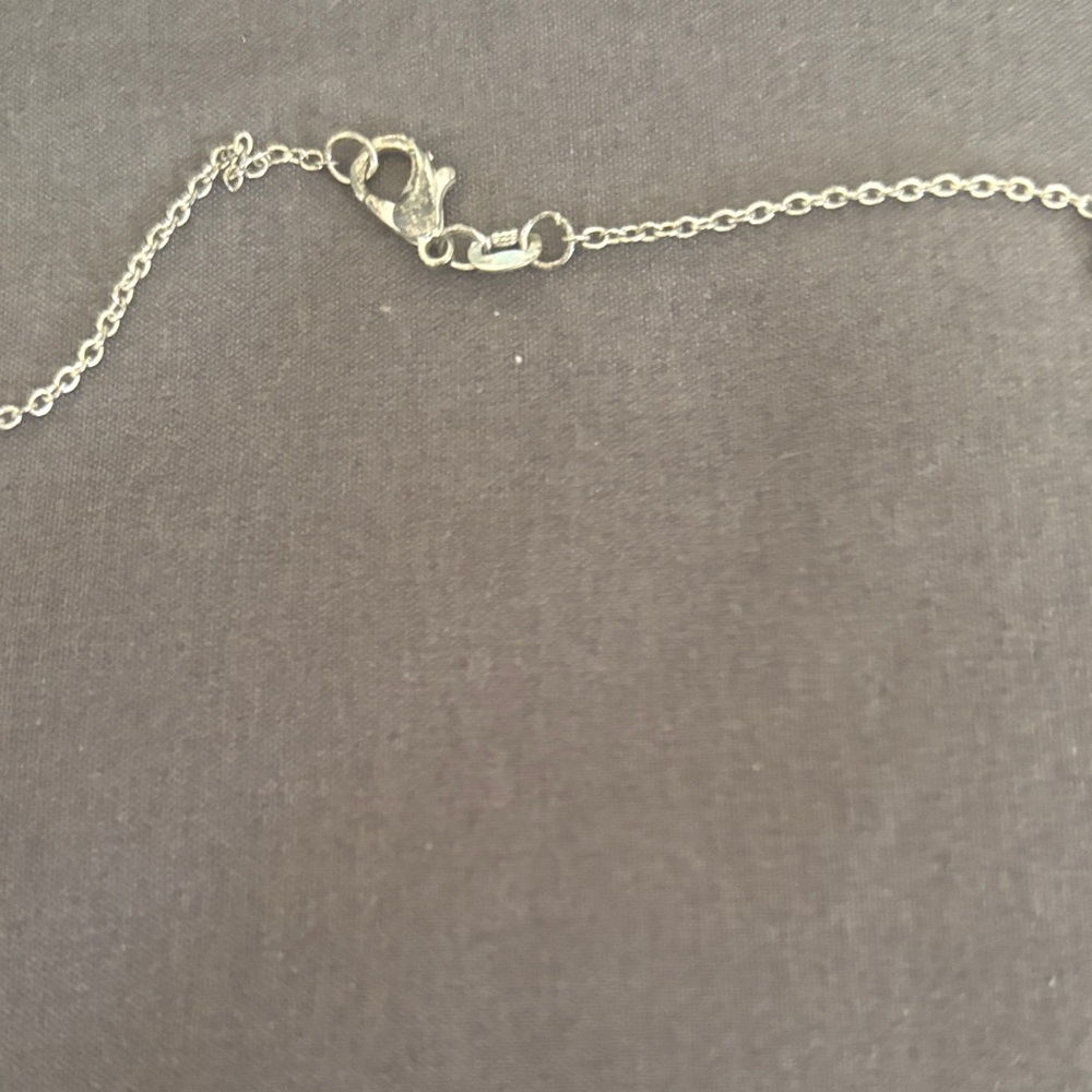 Elegant Silver Pendant Necklace - Picture 3 of 3